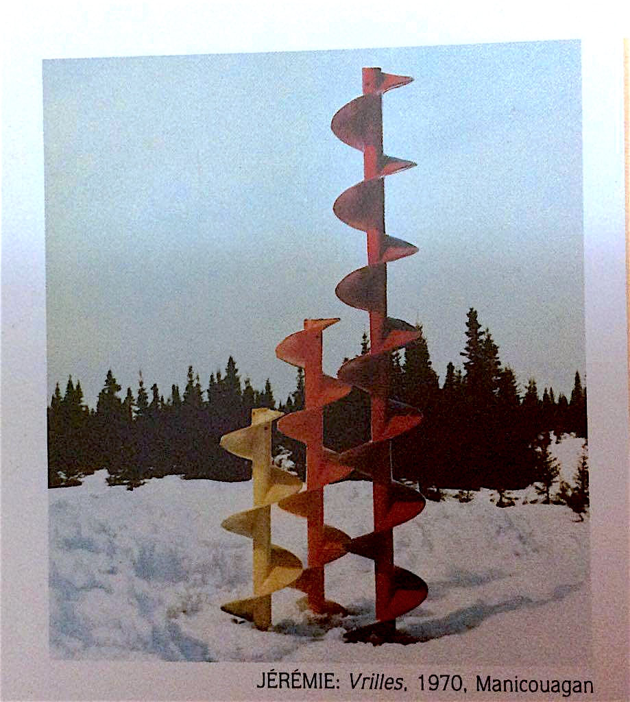 Vrilles de Jérémie Giles – 1970 – Symposium de sculptures Manicouagan